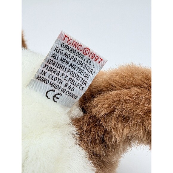 Ty Classic Tracker Bassett Hound Puppy Dog Sad Eyes 12” Plush Stuffed Toy 1997 - Picture 12 of 13